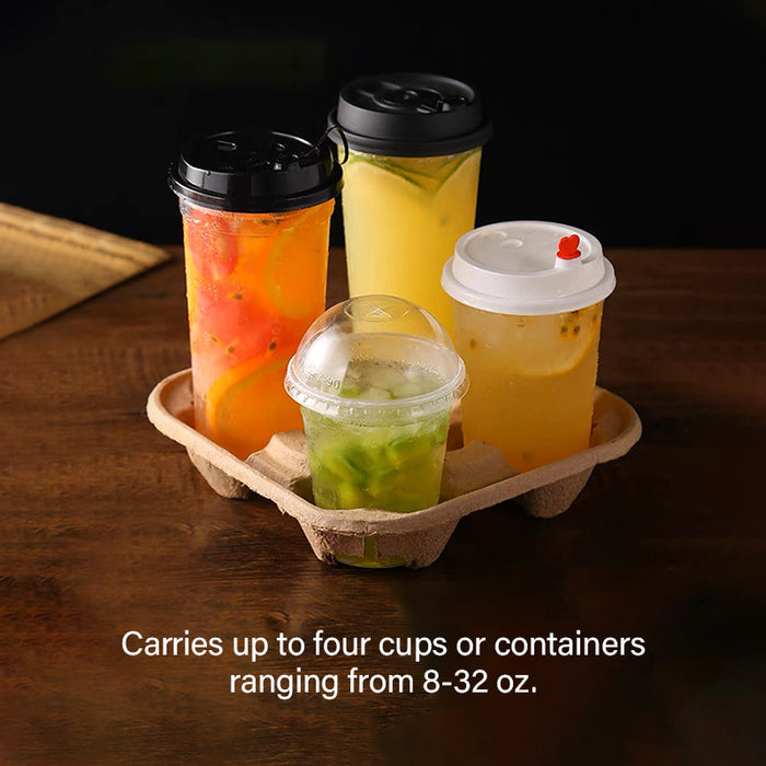 Pulp Fiber Cup Holder (400pcs)