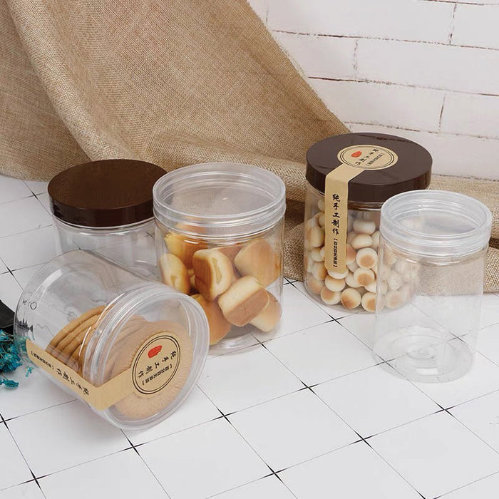 6.5 x 10cm Brown Plastic Jar (113pcs)