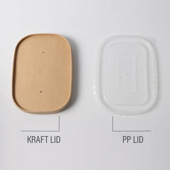 880ml Kraft Rectangular Food Tub (300pcs)