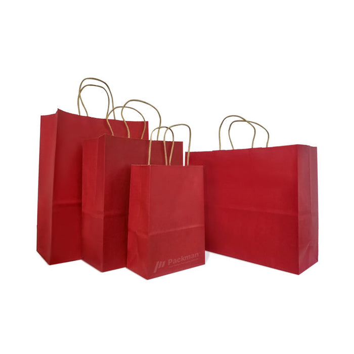32 x 11 x 40cm Red Paper Bag (100pcs)