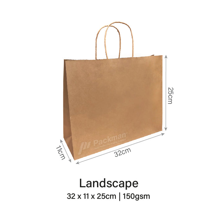 32 x 11 x 25cm Landscape Paper Bag (50pcs)