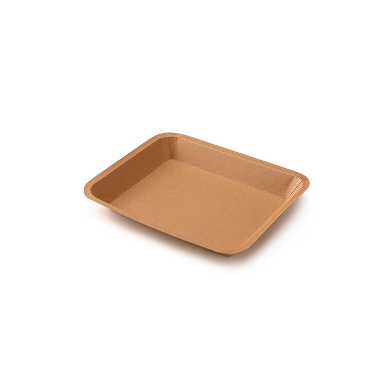 Kraft Tray Plate #2 (600pcs) — Packman