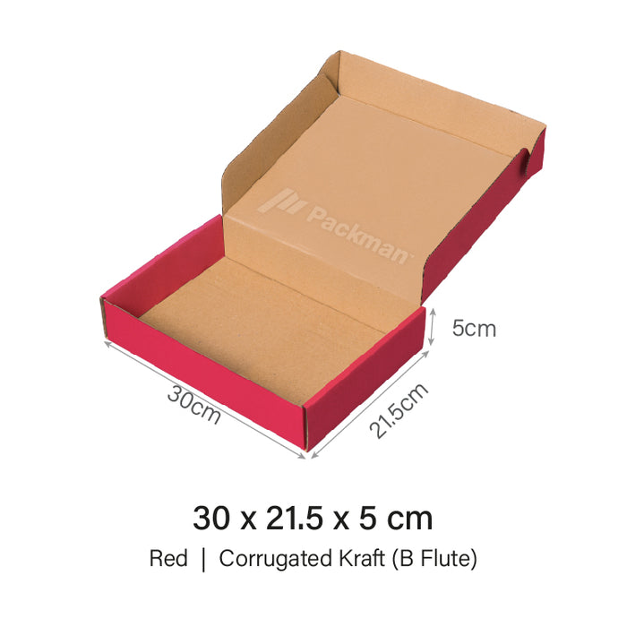 30 x 20.5 x 5cm Red Mailing Box (50pcs)