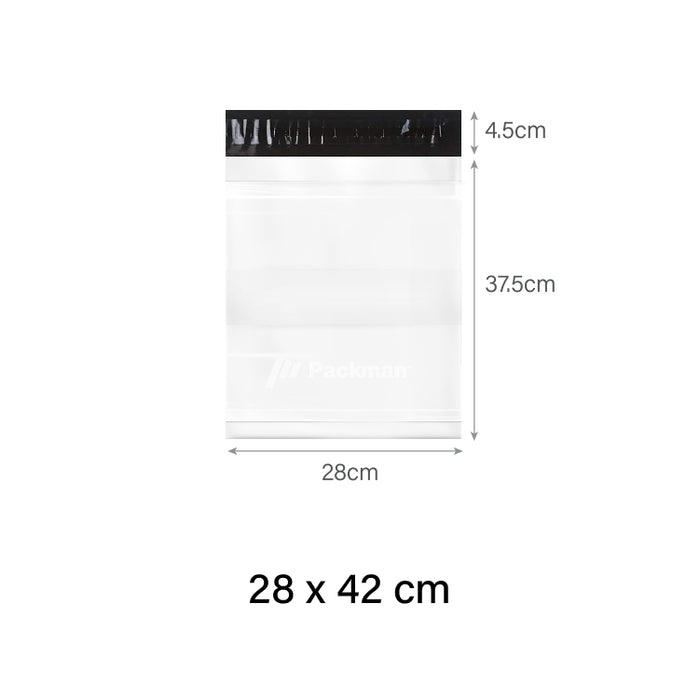 28 x 42cm Poly Mailer with Pocket (200pcs)