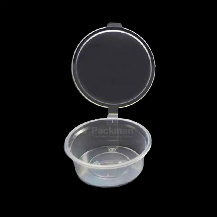 3oz Plastic Sauce Cup with Lid (1000pcs)