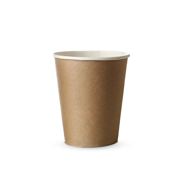 Coffee Cup Singapore, 8oz Single Wall Brown Paper Cup, Tea Cup — Packman