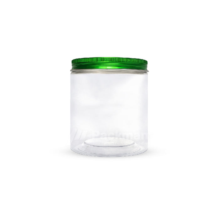 8.5 x 10cm Green Plastic Jar (67pcs)