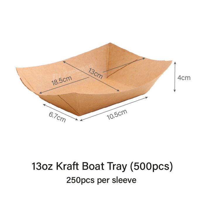 23oz Kraft Boat Tray (500pcs)