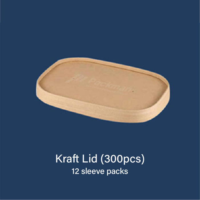 1000ml Kraft Rectangular Food Tub (300pcs)