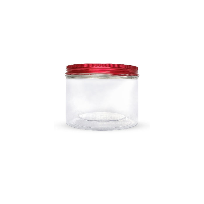 8.5 x 6.5cm Red Plastic Jar (67pcs)