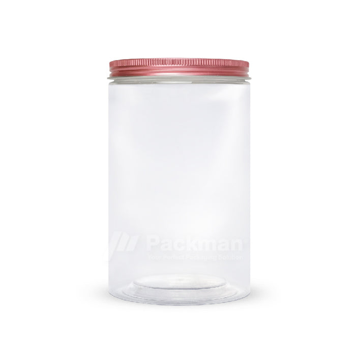 10 x 18cm Rose Gold Plastic Jar (48pcs)