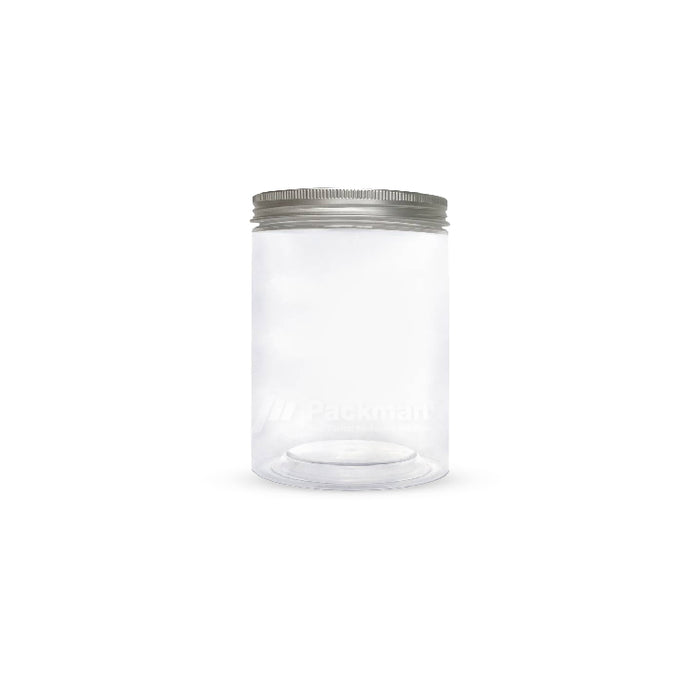 6.5 x 10cm Silver Plastic Jar (113pcs)