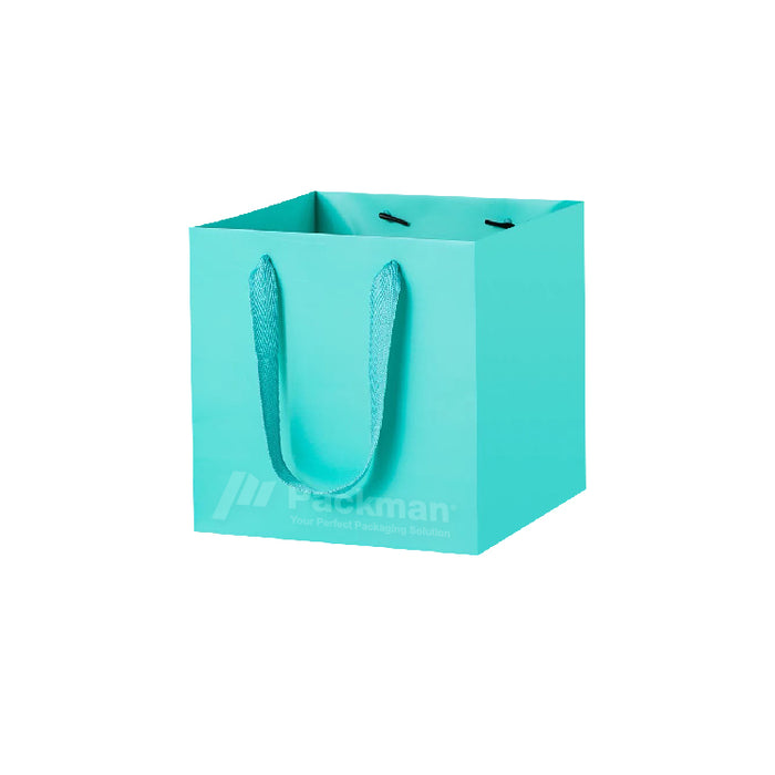 30 x 30 x 30cm Square Turquoise Paper Bag (100pcs)