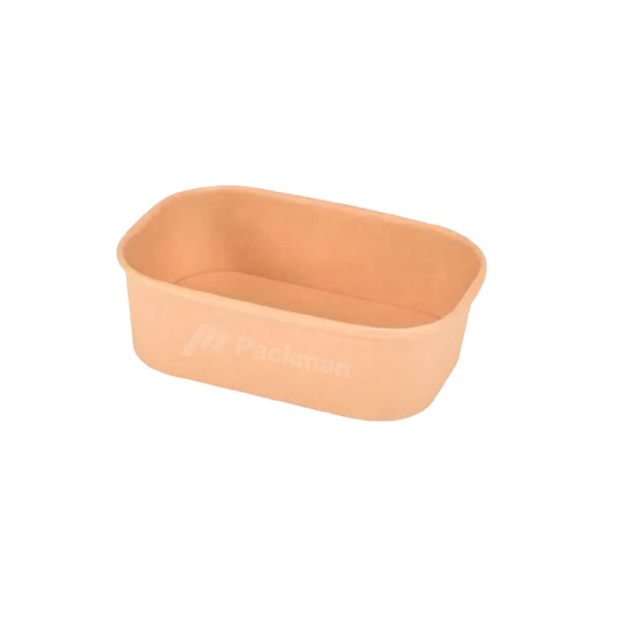 880ml Kraft Rectangular Food Tub (300pcs)