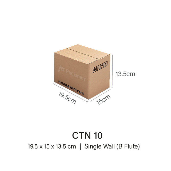 CTN 10 - 19.5 x 10.5 x 13.5cm (100pcs)