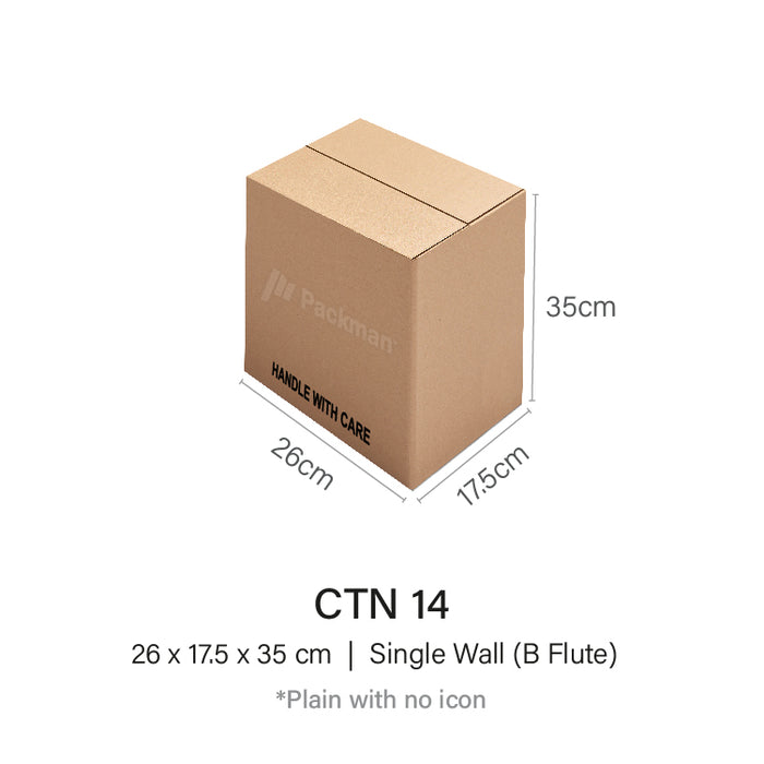 CTN 14 - 26 x 17.5 x 35cm (10pcs)