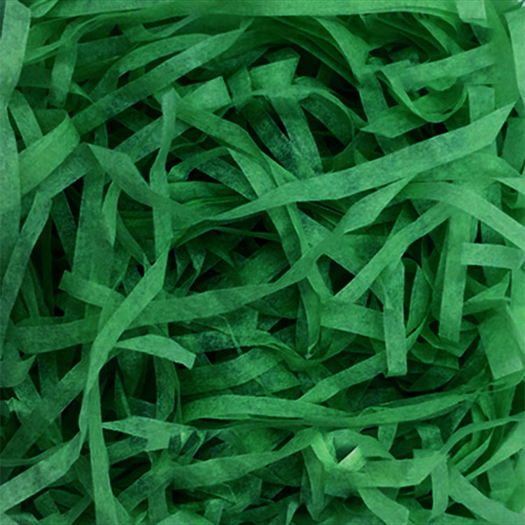 Grass Green Raffia Shredded Paper (100g) — Packman