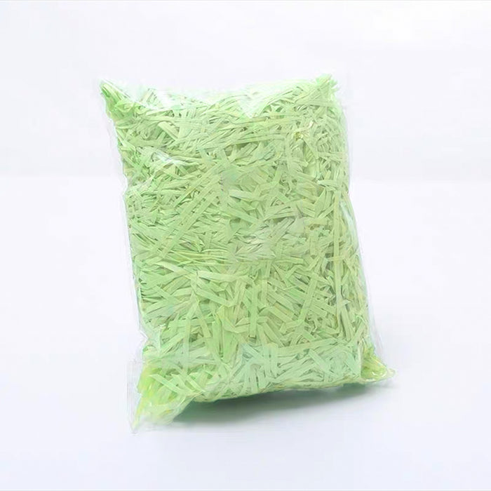 Lime Green Raffia Shredded Paper (100g)