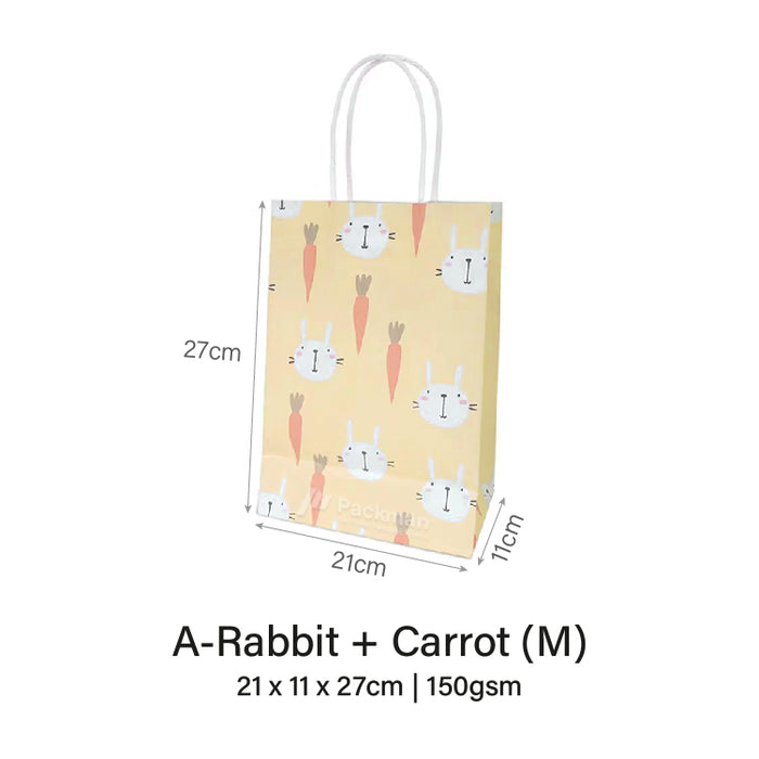 Rabbit & Carrot Gift Bag (50pcs)