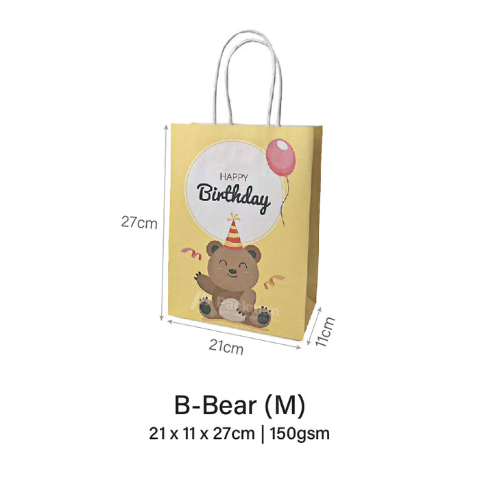 Bear Birthday Bag (10pcs)