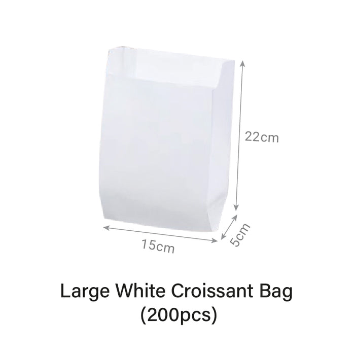 15 x 5 x 22cm Croissant Bag (200pcs)
